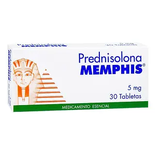 Prednisolona 5 mg 30 tabletas MP