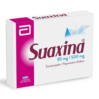 Suaxina 85/500 mg 4 tabletas