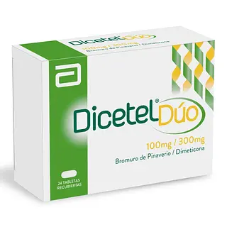 Dicetel Duo 100/300 mg 24 tabletas