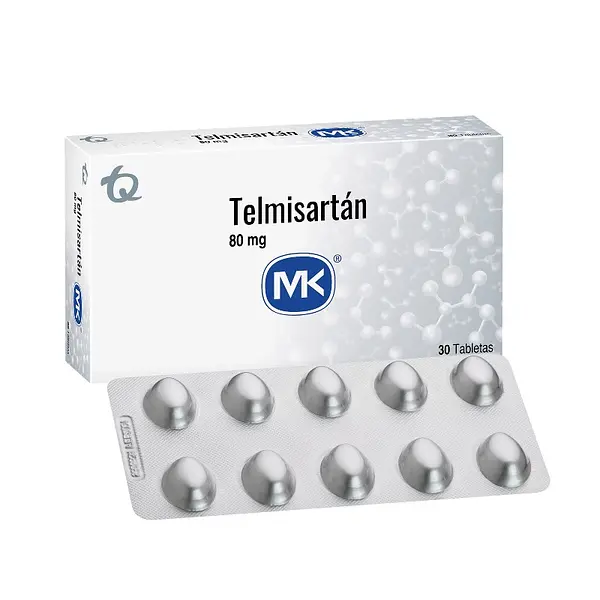 Telmisartán MK 80 mg Caja x30