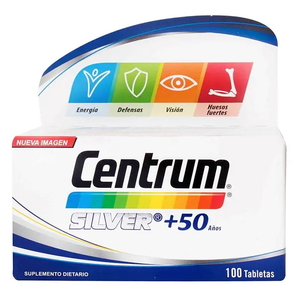 Centrum Silver 50+ Caja x100 tabletas