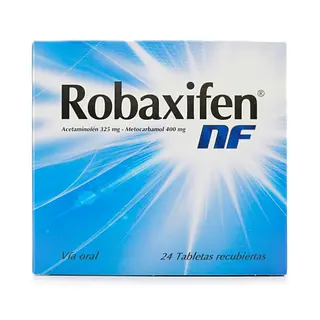 Robaxifen NF 400/325 mg 24 tabletas