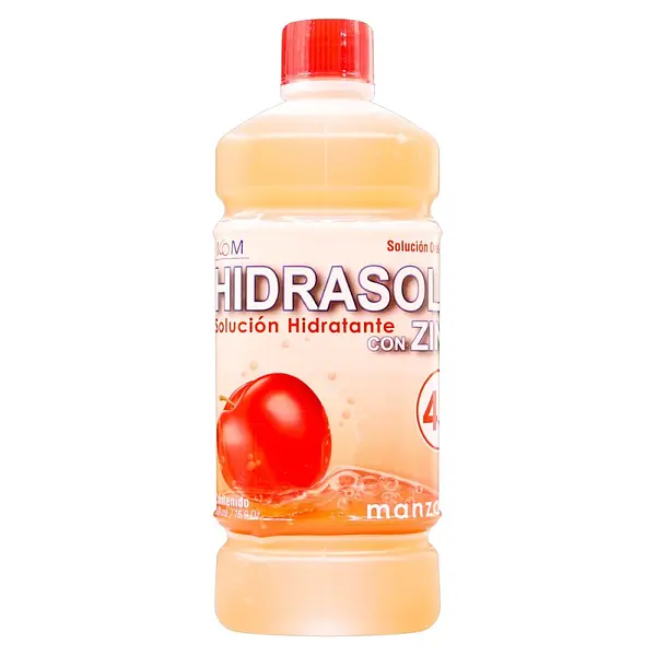 Hidrasol 45 con Zinc Manzana 500 ml Icom