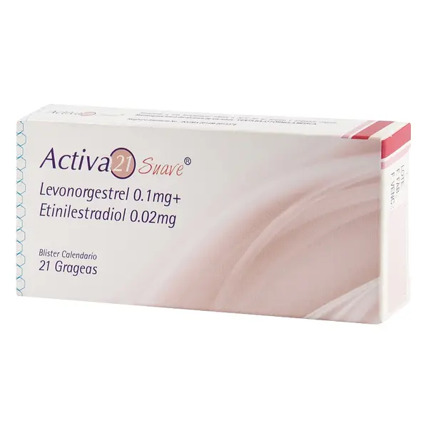 Activa 21 Suave 120 mcg caja 21 grageas
