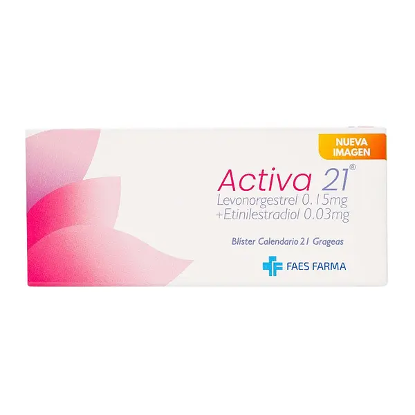Activa 21 Anticonceptivo Oral Caja x21 grageas