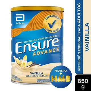 Ensure Advance Vainilla 850 G