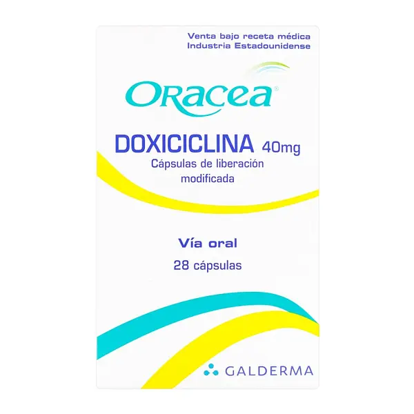 Oracea 40 mg 28 cápsulas