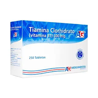 Tiamina 300 mg 250 tabletas AG