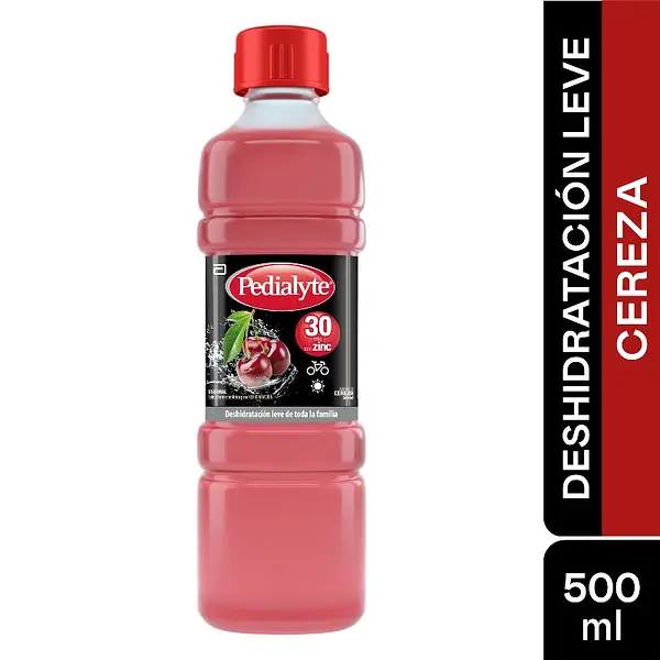 Pedialyte con Zinc Cereza 500 ml