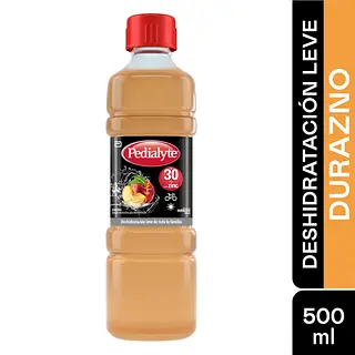 Pedialyte 30 Zinc Durazno 500 ml