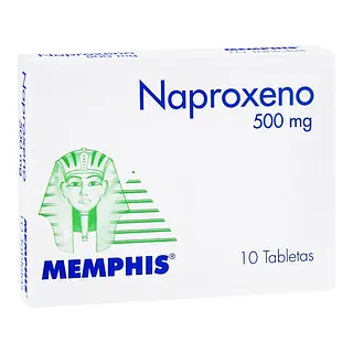 Naproxeno 500 mg 10 tabletas Memphis