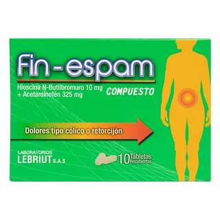 Fin-Espam Compuesto 10 mg 10 tabletas