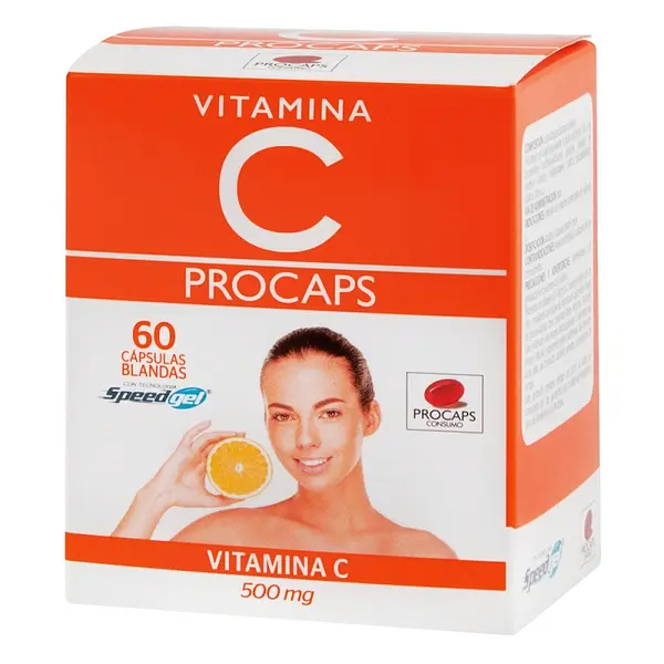 Vitamina C 500 mg 60 cápsulas PC