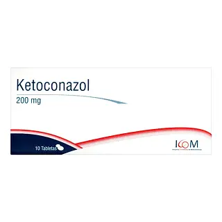 Ketoconazol 200 mg 10 tabletas