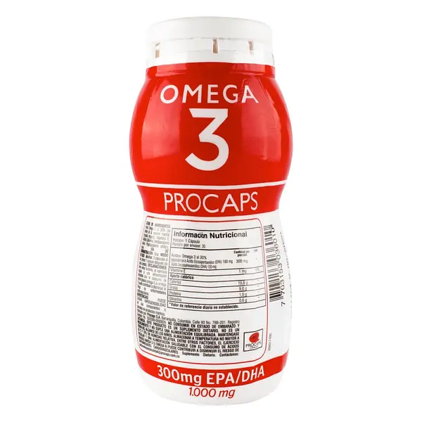 Omega 3 300 mg EPA/DHA 30 cápsulas PC