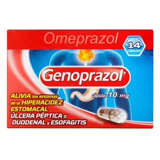 Genoprazol 10 mg 14 cápsulas