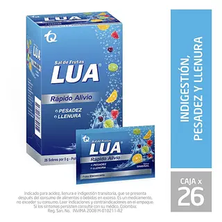 Sal de Frutas Lua 26 sobres