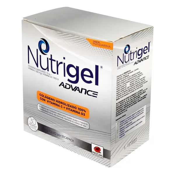 Nutrigel Advance Mandarina 30 unidades PC
