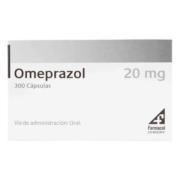Omeprazol 20 mg 300 cápsulas