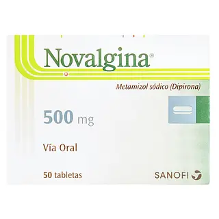 Novalgina 500 mg 50 tabletas