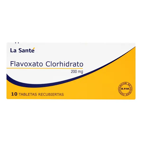Flavoxato Clorhidrato 200 mg 10 tabletas LS