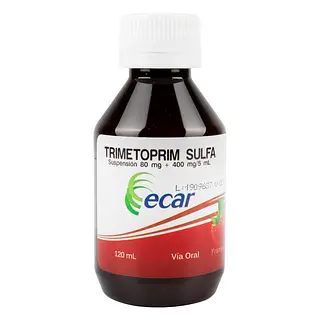 Trimetoprim Sulfa 80/400 Suspensión 120 ml EC