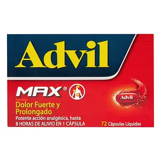 Advil Max 72 cápsulas