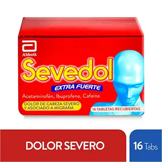 Sevedol Extra Fuerte 16 tabletas