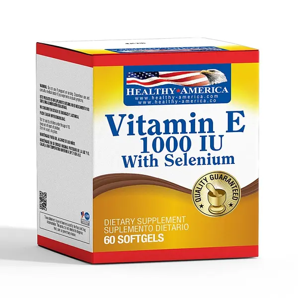 Vitamin E 1000 UI 60 softgels