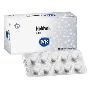 Nebivolol 5 mg 30 tabletas MK