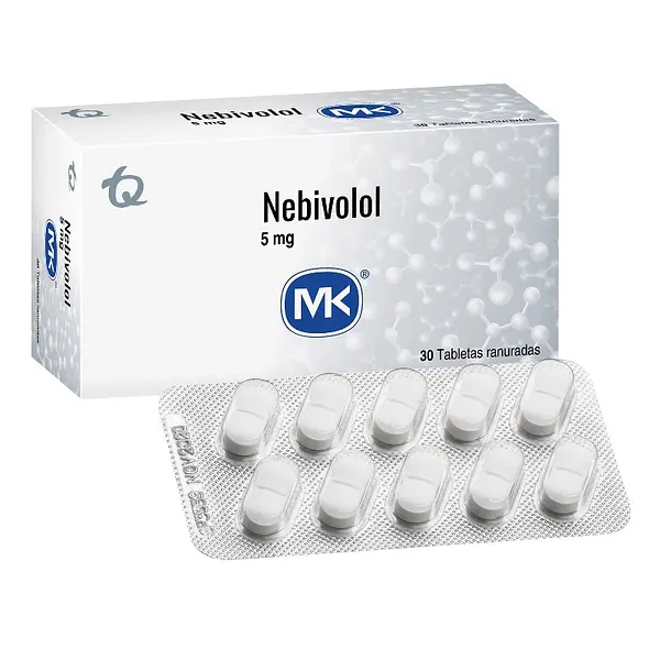 Nebivolol 5 mg 30 tabletas MK
