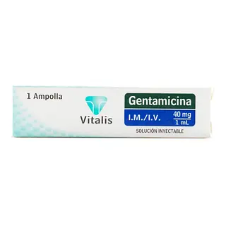 Gentamicina 40 mg/1 ml Ampolla Vitalis