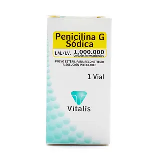 Penicilina G Sódica 1 MUI ampolla