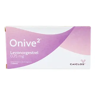 Onive 2 0.75 mg 2 tabletas