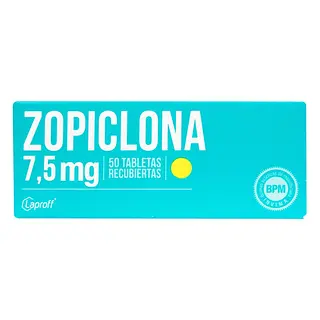 Zopiclona 7.5 mg 50 tabletas