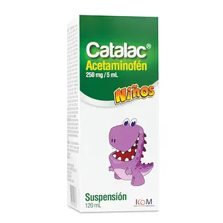 Catalac 250 mg/5 ml Suspensión Niño 120 ml Icom