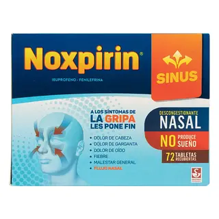 Noxpirin Sinus 72 tabletas