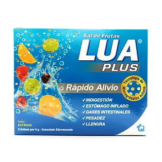 Sal de Frutas Lua Plus 8 sobres