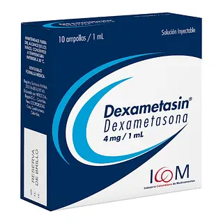 Dexametasona 4 mg/1 ml 10 ampollas Icom MQ