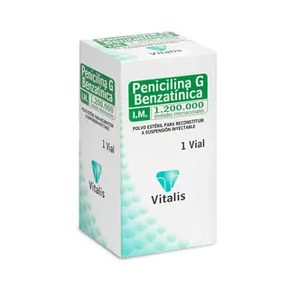 Penicilina G Benzatínica 1.2 MUI 1 ampolla VT