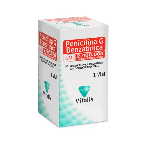 Penicilina G Benzatínica 2.4 MUI 1 ampolla VT
