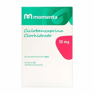 Ciclobenzaprina 10 mg 15 tabletas Momenta