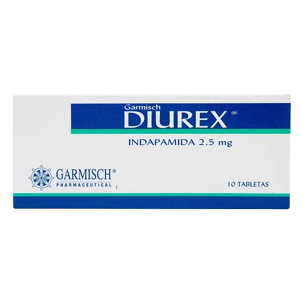 Diurex 2.5 mg 10 tabletas