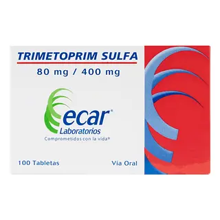 Trimetoprim Sulfa 80/400 mg 100 tabletas EC