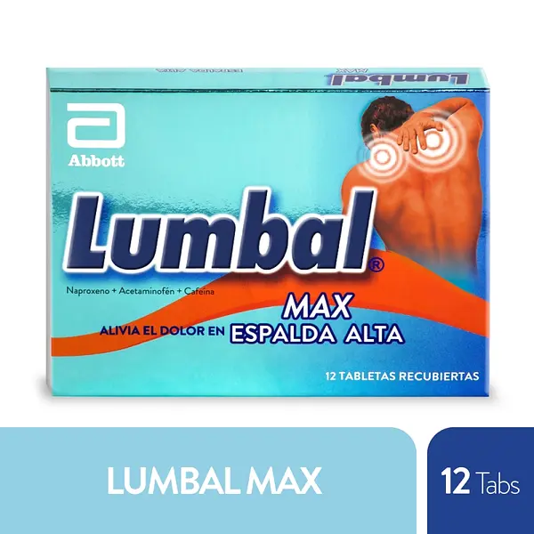 Lumbal Max 12 tabletas