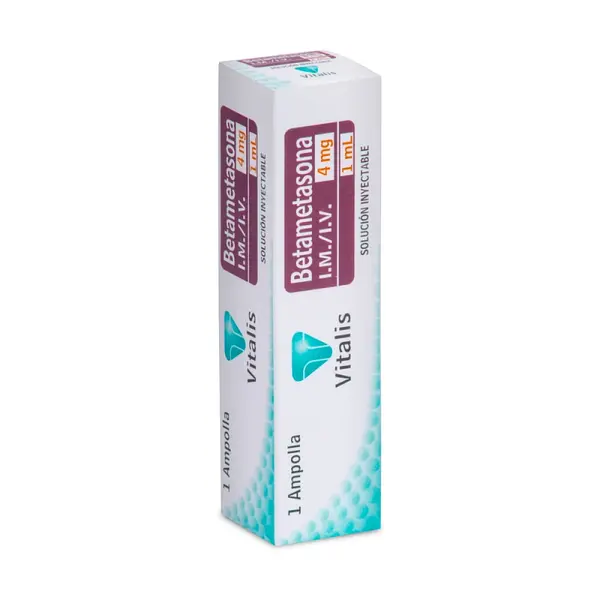 Betametasona 4 mg/1 ml 1 ampolla
