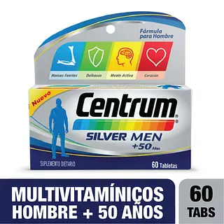 Centrum Silver Men 50+ Caja x60