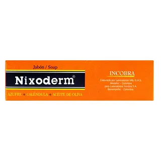 Jabón Nixoderm Azufre Caléndula y Avena 100 g