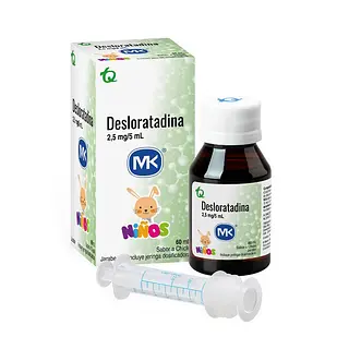 Desloratadina 2.5 mg/5 ml Jarabe 60 ml MK