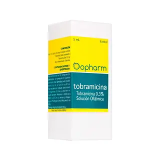 Tobramicina Opharm 0.3% Solución Oftálmica 5 ml